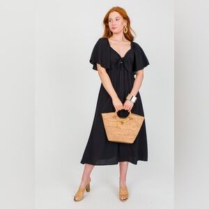 Blue Door Boutique OUR SONG MIDI, BLACK